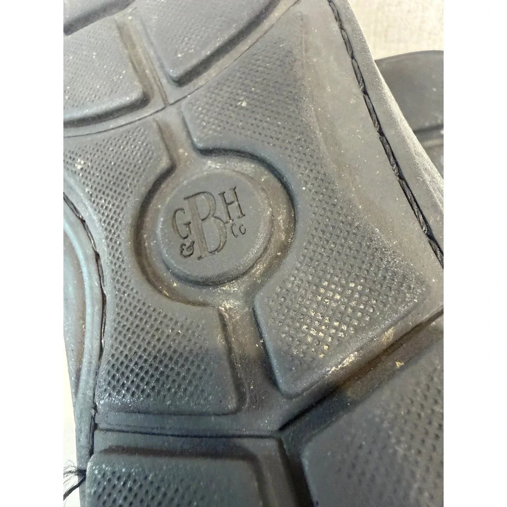 G.H‎ Bass & Co Connor Size 8M Loafer Black Brazil Leather Shoes